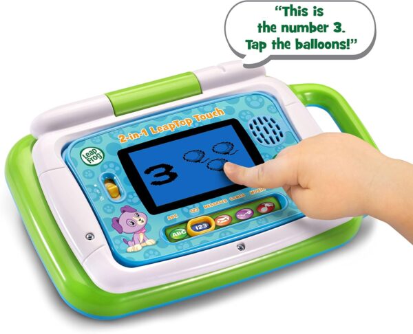 LeapFrog 2-in-1 LeapTop Touch, Green - Image 4