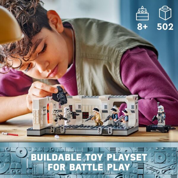LEGO Star Wars: A New Hope Boarding The Tantive IV Fantasy Toy, Collectible Star Wars Toy with Exclusive 25th Anniversary Minifigure Clone Trooper Fives, Gift Idea for Kids Ages 8 and Up, 75387 - Image 2
