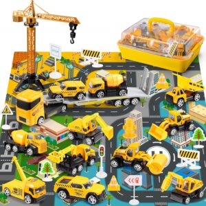 Toys for 3-8 Year Old Boys Girls, Alloy Cars Construction Toys, Alloy Construction Engineering Vehicle Toy Sets, Toys for Ages 3-8 Toys for Ages 2-4 Toys for Ages 5-7
