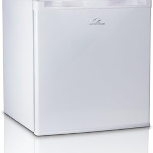 Commercial Cool CCR16W Compact Single Door Refrigerator and Freezer, 1.6 Cu. Ft. Mini Fridge, White