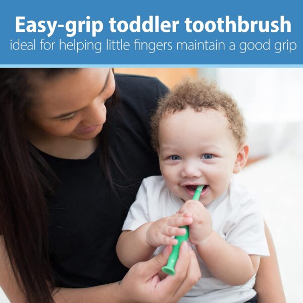Dr. Brown's Baby and Toddler Toothbrush, Crocodile 1-Pack, 1-4 Years - Image 2