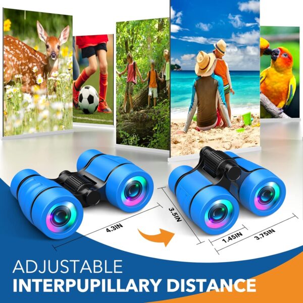 Toys for 3-7 Year Old Boys: LET'S GO! Binoculars for Kids with Bird Watching Manual Halloween Birthday Gifts for 4 5 6 7 8 Year Old Boy Girls Outdoor Toy for Kid Ages 5-7 Toddler Camping Telescope - Image 6