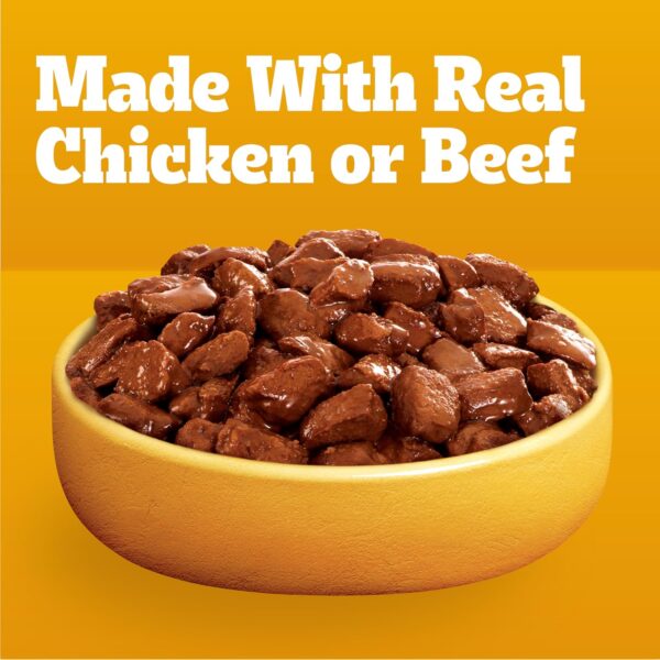 Pedigree CHOICE CUTS in Gravy Adult Soft Wet Meaty Dog Food Variety Pack, (18) 3.5 oz. Pouches - Image 3