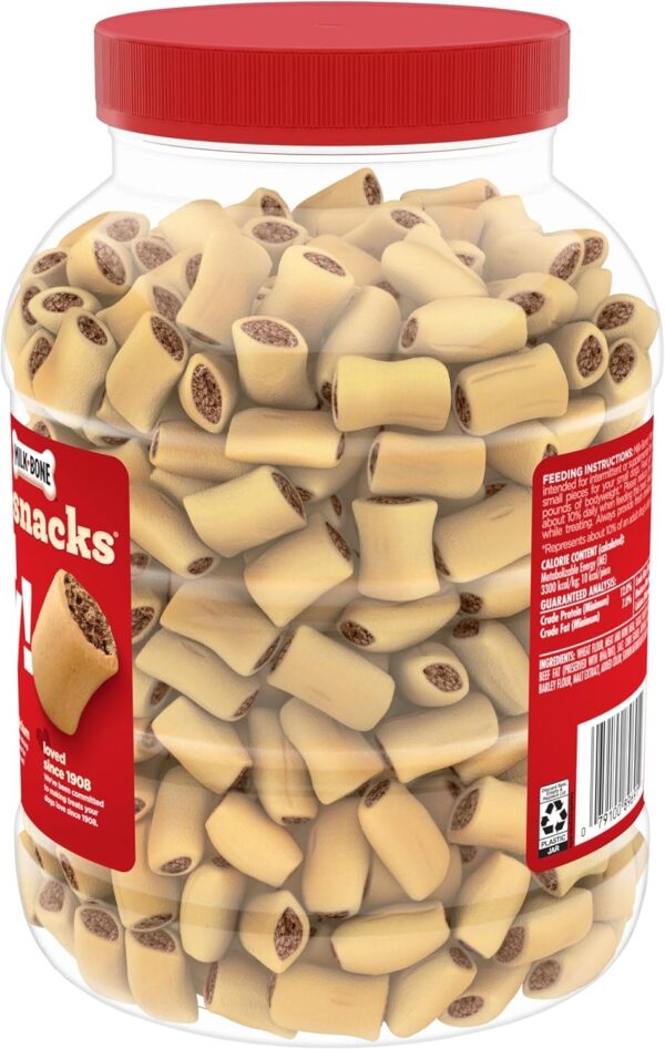 Milk-Bone MaroSnacks Dog Treats, Peanut Butter, 40 Ounce with Real Bone Marrow and Calcium - Image 2