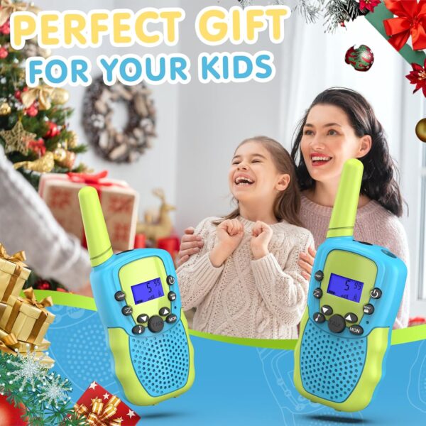 Selieve Toys for 3-12 Year Old Boys Girls, Easter Basket Stuffers, Walkie Talkies for Kids 22 Channels 2 Way Radio Toy with Backlit LCD Flashlight, 3 Miles Range for Outside, Camping, Hiking - Image 6