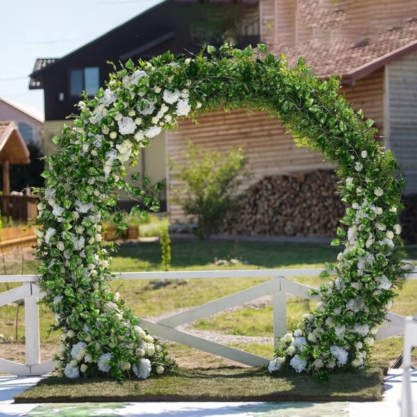 CEWOR 24 Pack 173ft Artificial Ivy Greenery Garland, Fake Vines Hanging Plants Backdrop for Room Bedroom Wall Decor, Green Leaves for Jungle Theme Party Wedding Decoration - Image 7