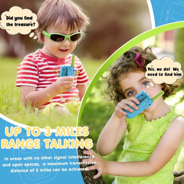 Selieve Toys for 3-12 Year Old Boys Girls, Easter Basket Stuffers, Walkie Talkies for Kids 22 Channels 2 Way Radio Toy with Backlit LCD Flashlight, 3 Miles Range for Outside, Camping, Hiking - Image 5