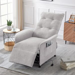 Recliner Chair for Adults, Comfy Electric Reclining Chair for Living Room, Adjustable Modern Power Recliners Chair, Home Theater Seating Single Lounge Sofa Recliner with Padded Seat Backrest