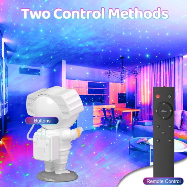 Galaxy Projector, Star Projector Galaxy Light Projector for Bedroom with Timer and Remote, Night Light Projector for Kids, Ideal Choice for Birthdays, Christmas, Valentine's Day - Image 3