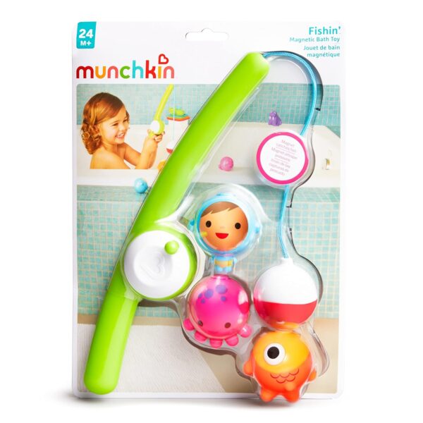 Munchkin® Fishin'™ Magnetic Baby and Toddler Bath Toy, 4pc Set - Image 5