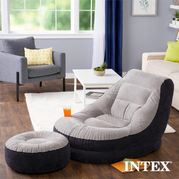 Intex Inflatable Ultra Lounge with Ottoman - Image 2