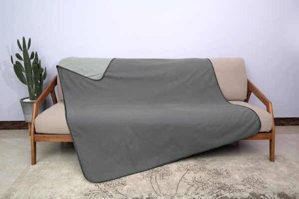 Catalonia Waterproof Fleece Blanket for Couch, Reversible Sofa Cover, Bed Coverlet Protector Washable, Leak Proof, Comfortable for People and Pets - Image 9