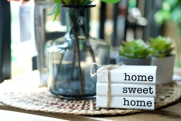 LIVDUCOT Farmhouse Mini White Decorative Books for Tiered Tray Decor - Wooden Book Stack Faux Books for Coffee Table Living Room Decoration - Small Shelf Decor Accent - Image 7
