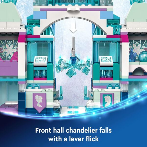 LEGO Disney Frozen Elsa’s Ice Palace Building Set for Kids, Princess Castle with Anna and Elsa Mini-Doll Figures, Disney Princess Toy Gift Idea for Girls, Boys and Movie Fans Ages 6 and Up, 43244 - Image 4