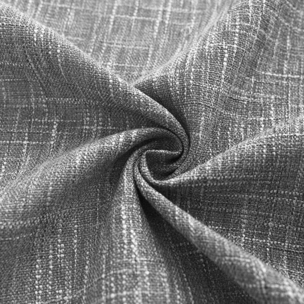 Ombre Window Door Curtain 100" Extra Wide Linen Ombre Gradient Print on Rayon Blend Fabric Treatment for Sliding Patio Door with 14 Grommets, Cream White to Light Gray, 100" x 84", 1 Panel - Image 6