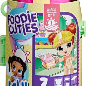Baby Alive Foodie Cuties, Bottle, Sun Series 1, Surprise Toys for Girls, Baby Doll Set, 3-Inch, Kids 3 and Up