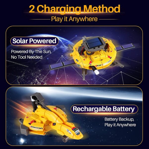 STEM Projects for Kids Ages 8-12, Science Kits, Solar Space Toys Gifts for 8-14 Year Old Teen Boys Girls, 120Pcs Building Experiments Robots for Teenage Ages 9 10 11 12. - Image 6