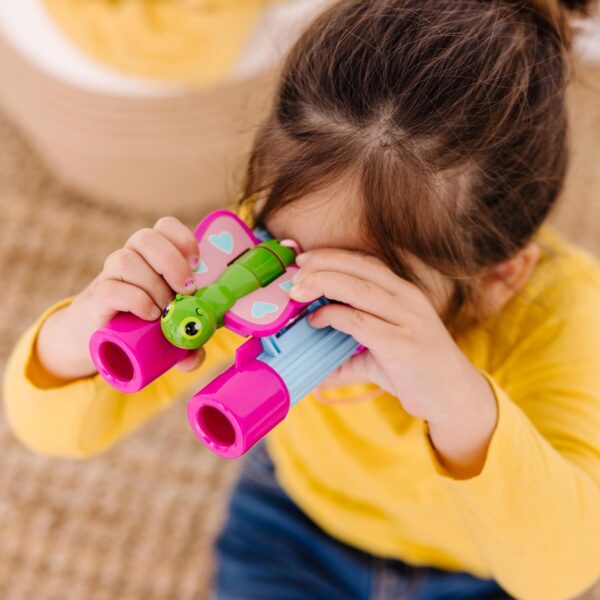 Melissa & Doug Sunny Patch Cutie Pie Butterfly Binoculars - Pretend Play Toy - Image 5
