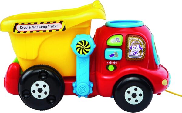 VTech Drop and Go Dump Truck, Yellow - Image 7