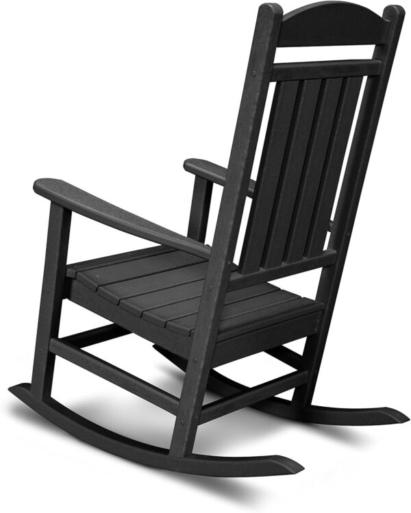 Polywood R100BL Presidential Rocking Chair, Black - Image 7