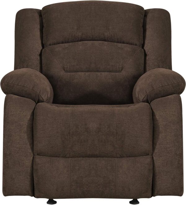 PayLessHere Recliner Chair Single Recliner Sofa for Adults PU Leather Lazy Boy Recliner Sofa Couch Manual Reclining Chair for Living Room, Bedroom, Home Theater Seating, Black