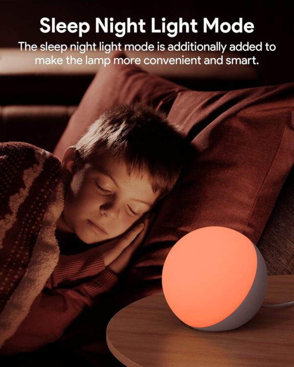 Hifree Smart Table Lamp, Dimmable Desk Lamp with App/Voice Control, LED RGB Color Changing Touch Lamp, Night Light for Bedroom Compatible with Alexa - Image 6