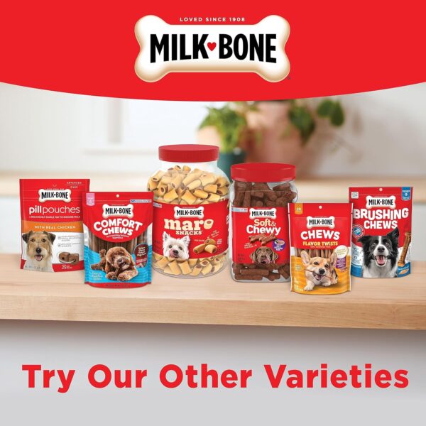 Milk-Bone MaroSnacks Dog Treats, Peanut Butter, 40 Ounce with Real Bone Marrow and Calcium - Image 6