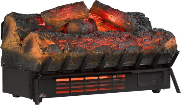 duraflame Electric Fireplace Insert, Electric Logs with Realistic Embers, Electric Space Heater for 1,000 Sq. Ft. Room