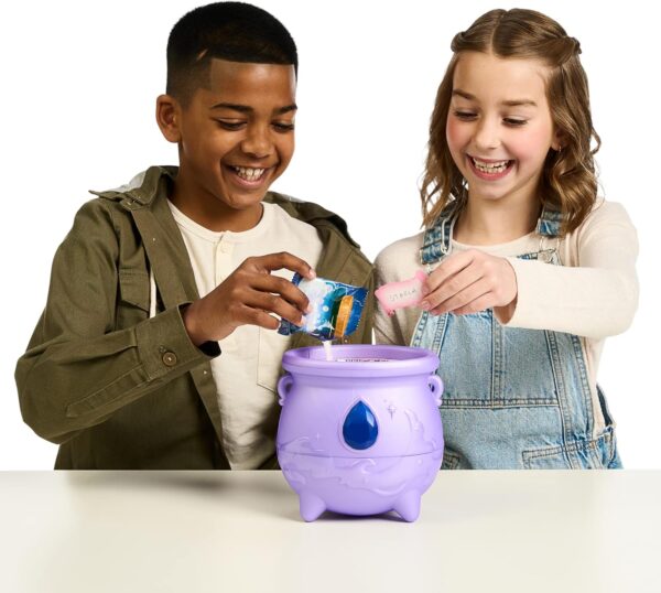 Magic Mixies Color Surprise Magic Cauldron. Reveal a Mixie Plushie from The Fizzing Cauldron and Discover 6 Magical Color Change Surprises - Styles May Vary - Non-Electronic Medium (Pack of 1) - Image 3
