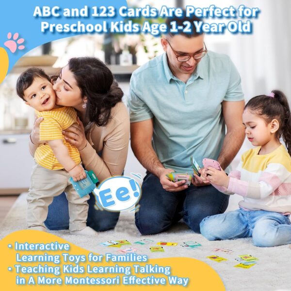 Toddler Toys Talking Flash Cards for 1 2 3 4 5 6 Year Old Boys and Girls, Autism Sensory Toys for Autistic Children, Learning Educational Montessori Speech Therapy 248 Sight Words Kids Gifts - Image 5