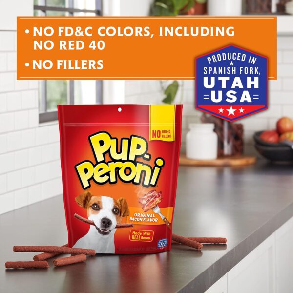 Pup-Peroni Dog Treats, Original Bacon Flavor, 22.5 Ounce, Made with Real Bacon - Image 6