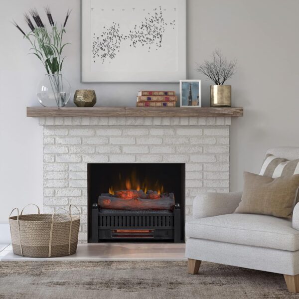 duraflame Electric Fireplace Insert with Crackling Effect, Ember Bed, Electric Fireplace Heater for 1,000 Sq. Ft. Room - Image 6