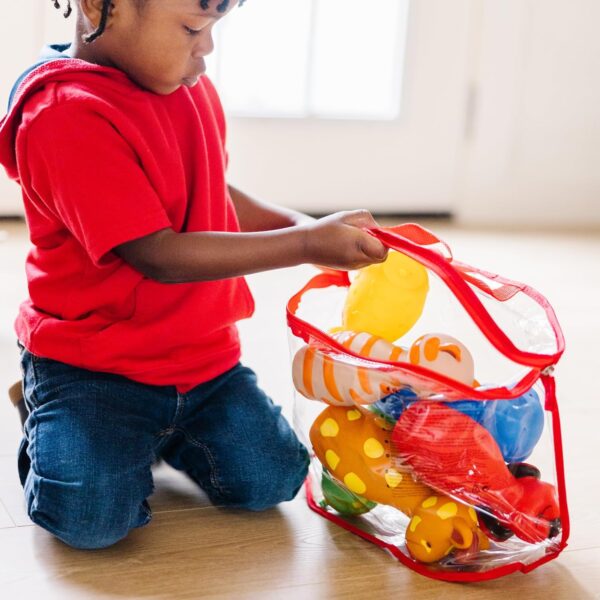 Melissa & Doug K's Kids Bowling Friends Play Set and Game With 6 Pins and Convenient Carrying Case - Image 7
