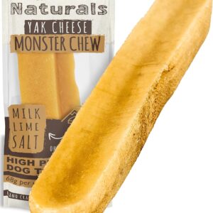 Mighty Paw Yak Cheese Chews for Dogs | All-Natural Long Lasting Pet Treats. Odorless and Great for Oral Health. Limited-Ingredient Chews for Puppies & Power-Chewers (Monster, 1 Pack)
