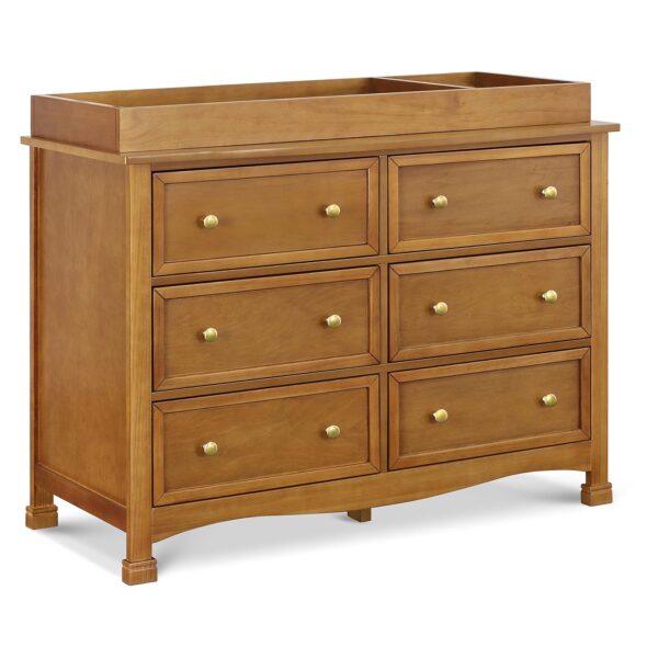 DaVinci Kalani 6-Drawer Double Wide Dresser in Chestnut - Image 7