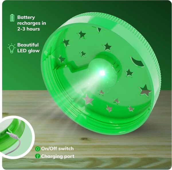 Light-Up Terrarium Kit for Kids - STEM Science Kits - Gifts for Kids - Educational DIY Kids Toys for Boys & Girls - Crafts Projects Ideas for Ages 6 7 8-12 Year Old Age - Image 6