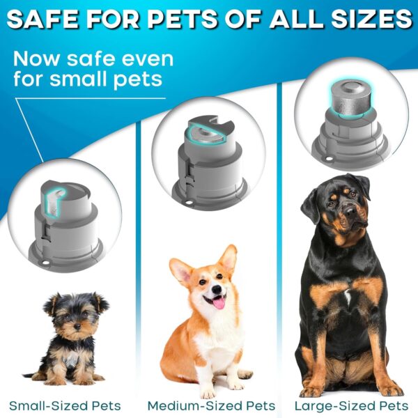 Dog Nail Grinder with LED Light, Rechargeable Dog Nail Grinder for Large Dogs, Medium & Small Dogs, Professional Pet Nail Grinder for Dogs Quiet Soft Puppy Grooming, Cat Nail Grinder, Dog Nail Trimmer - Image 5