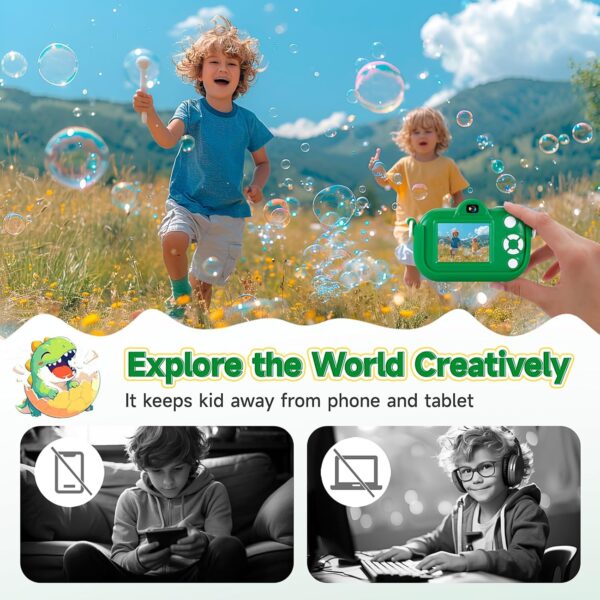 Kids Camera Toys for Boys Age 3-8, 1080P Toddler Digital Camera with 32GB SD Card, Toddler Toys for Kids, Christmas Birthday Gifts for Boys 3,4,5,6,7,8 Years Old - Image 6