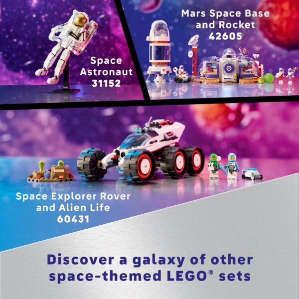 LEGO Technic Planet Earth and Moon in Orbit Building Set, Outer Space Birthday Gift for 10 Year Olds, Solar System Space Toy for Imaginative, Independent Play, Space Room Décor for Boys & Girls, 42179 - Image 6