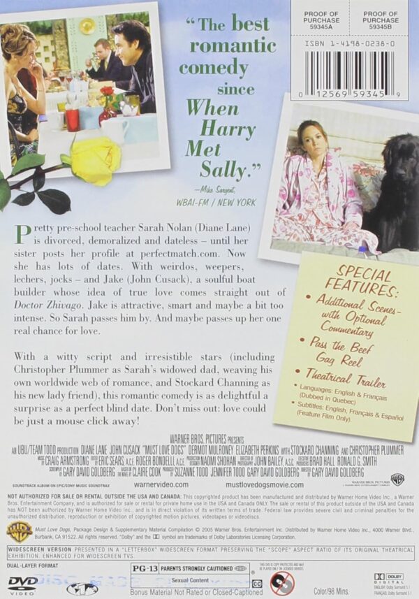 Must Love Dogs (Widescreen Edition) - Image 2