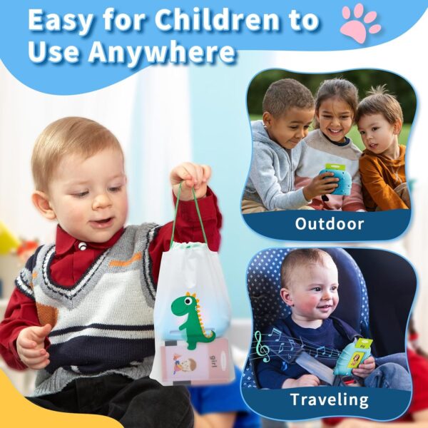 Toddler Toys Talking Flash Cards for 1 2 3 4 5 6 Year Old Boys and Girls, Autism Sensory Toys for Autistic Children, Learning Educational Montessori Speech Therapy 248 Sight Words Kids Gifts - Image 6