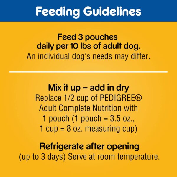 Pedigree Choice Cuts In Gravy Dog Food 18-Count Chicken Casserole Variety Pack, 3.5 oz Pouches (Pack of 2) - Image 7