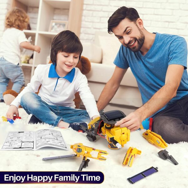 STEM Projects for Kids Ages 8-12, Science Kits, Solar Space Toys Gifts for 8-14 Year Old Teen Boys Girls, 120Pcs Building Experiments Robots for Teenage Ages 9 10 11 12. - Image 3