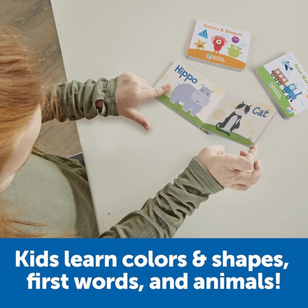 Learning Resources Skill Builders! Toddler Flipbook Library, 3 Pieces, Ages 2+, Educational Toys, Alphabet Learning, Toddler Learning Books, Toddler Activity Book,Back to School - Image 3