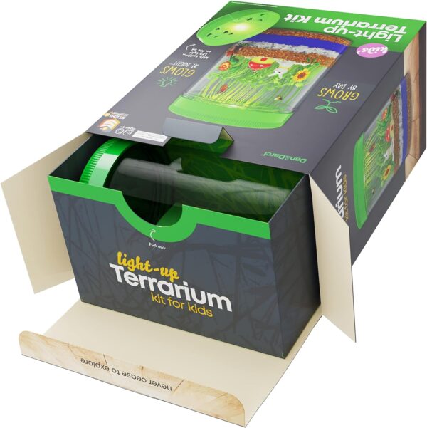 Light-Up Terrarium Kit for Kids - STEM Science Kits - Gifts for Kids - Educational DIY Kids Toys for Boys & Girls - Crafts Projects Ideas for Ages 6 7 8-12 Year Old Age - Image 2