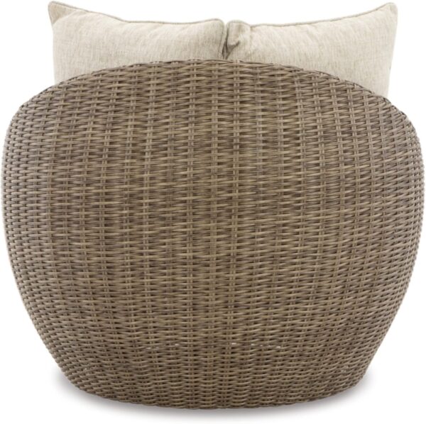 Signature Design Ashley DANSON Swivel Lounge with Cushion, 2 Count, Light Brown - Image 7