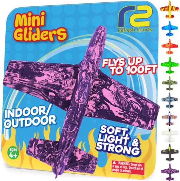 Foam Glider Girl Toys Age 4 & Up - Engaging Toy for 7 Year Old Girl Birthday Gifts - Fun Girl Sports Throwing Toys Outdoor Girls Toys Age 6-8 - Girls Toys 7-8 Years Old and Girl Toys for 4 Year Old
