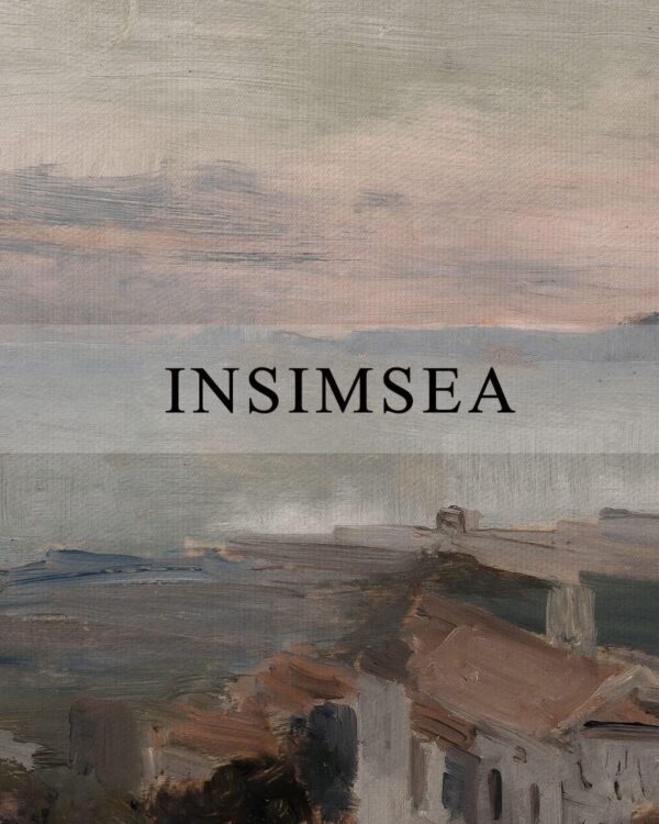 InSimSea Framed Wall Art for Living Room Vintage Decor Wall Art Coastal Town Landscape Wall Art Rustic Farmhouse Wall Decor Canvas Art Wall Decorations for Office Decor Retro Room Decor 9x11in - Image 2