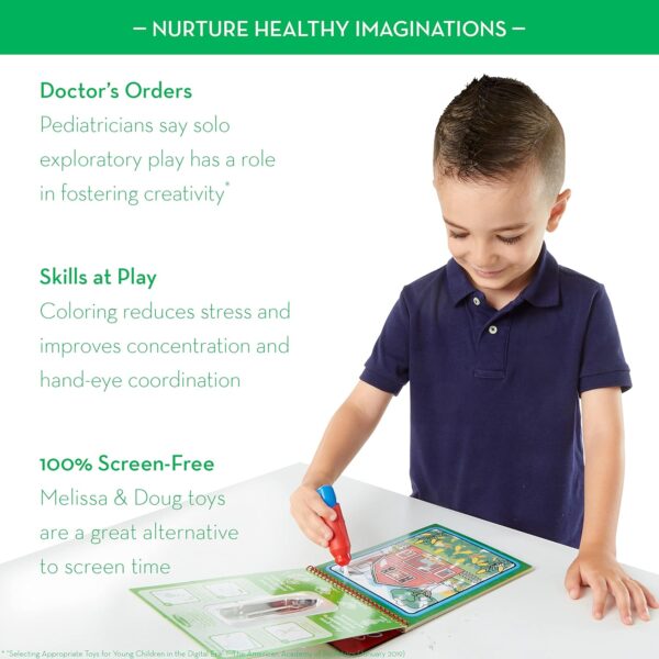 Melissa & Doug Water Wow! On The Farm - Stocking Stuffers, Children's Paint , Activity Books For Toddlers And Kids Ages 3+ - Image 3