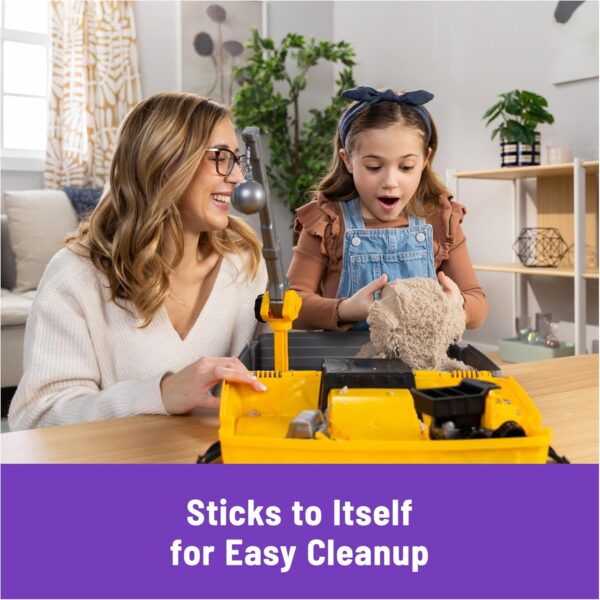Kinetic Sand, Construction Site Folding Sandbox with Toy Truck, 2lbs Play Sand, Sensory Toys for Kids, Back to School Classroom Must Haves, Ages 3+ - Image 4